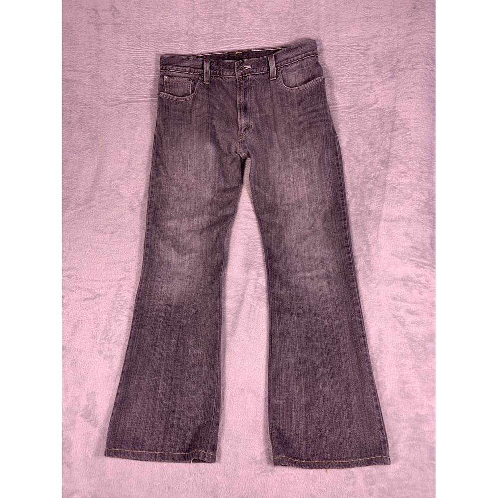 Levi Strauss & Co Mens 527  Bootcut Jeans 36x32 denim Black Washed